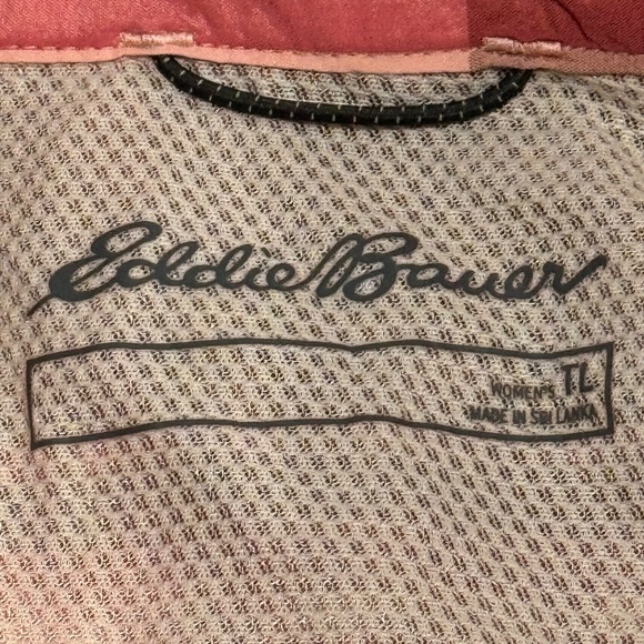 pinkish long sleeve polo shirt woman size TL classic fit button down - Picture 5 of 10